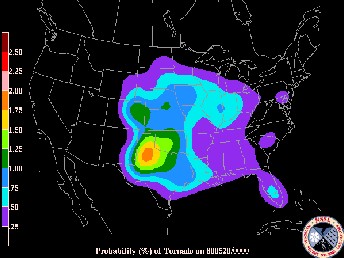 May Tornado Probability (NSSL) May Tornado Probability (NSSL)